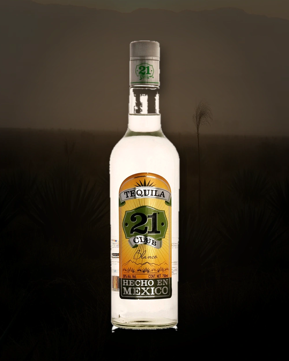 Club 21 Tequila Blanco bottle