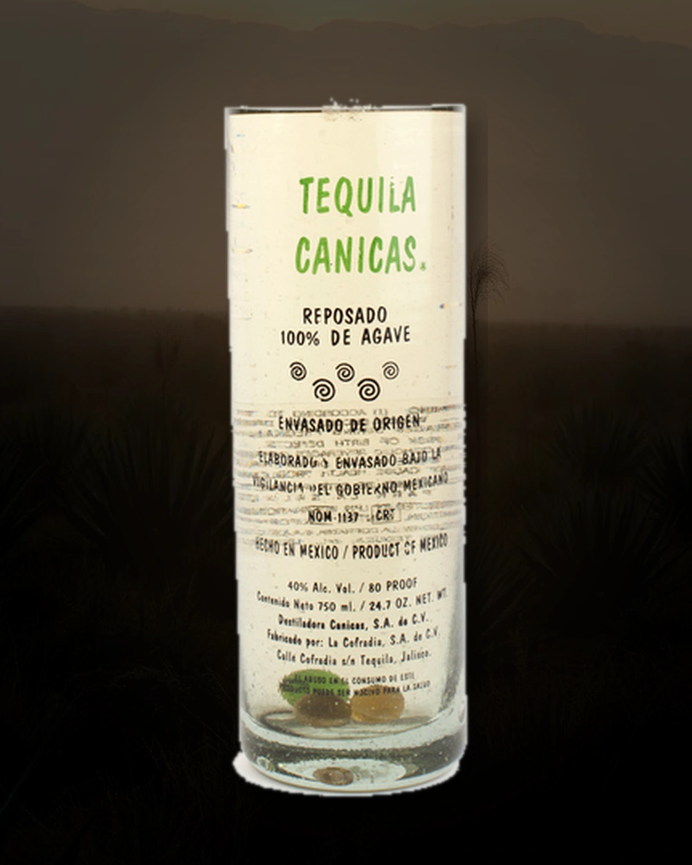 Canicas Reposado bottle