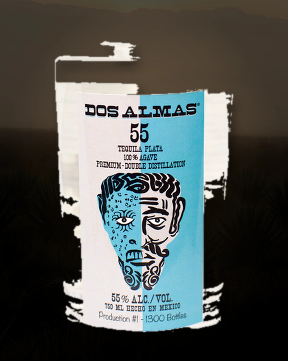 Dos Almas 55 Premium Plata bottle