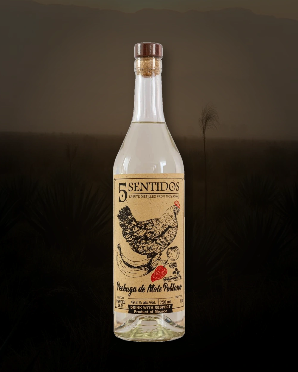 5 Sentidos Pechuga de Mole Poblano bottle