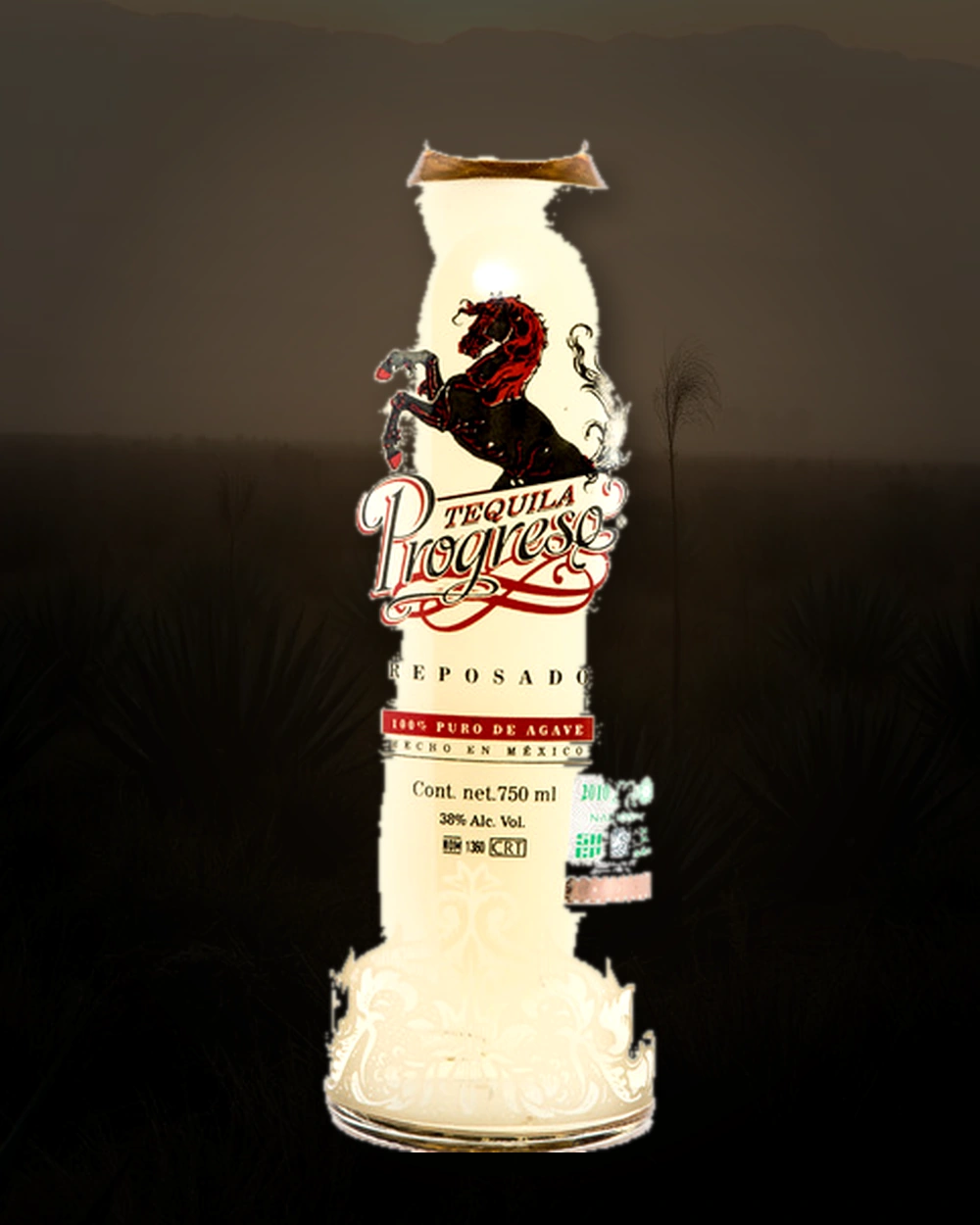 Tequila Progreso Reposado bottle