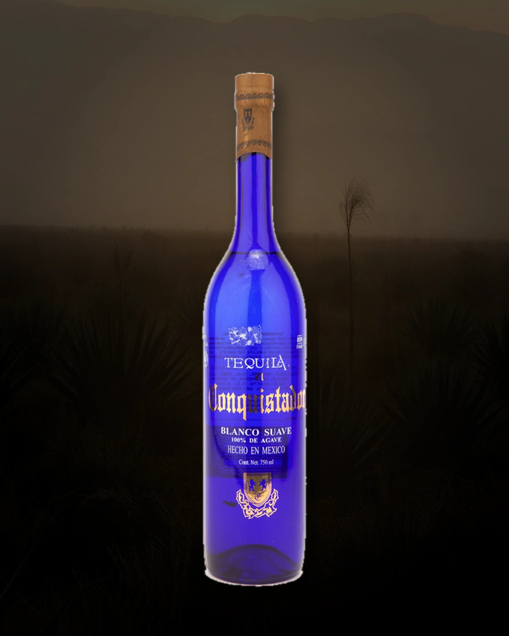 El Conquistador Blanco Tequila bottle
