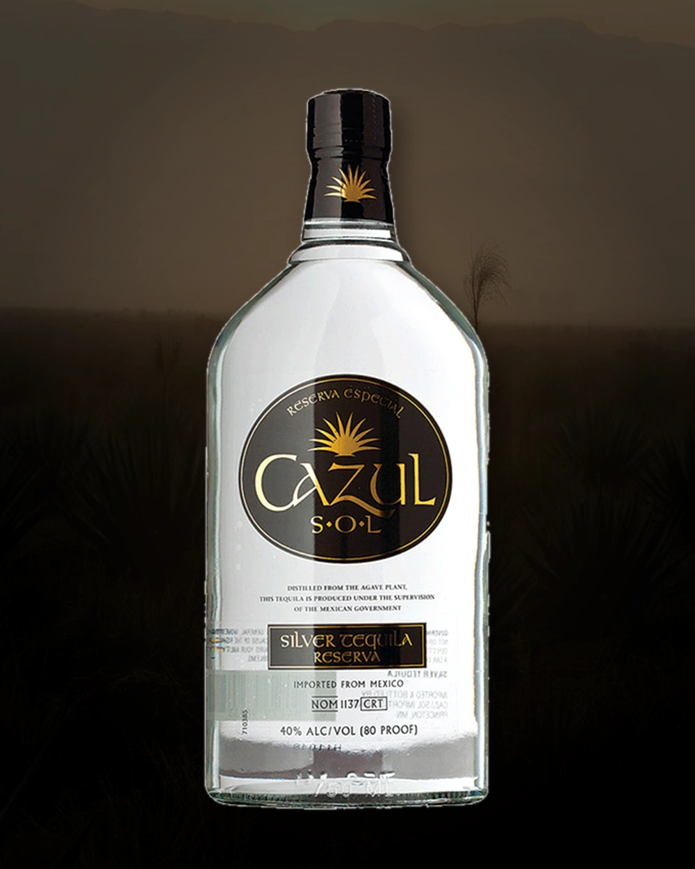 Cazul Sol Silver bottle