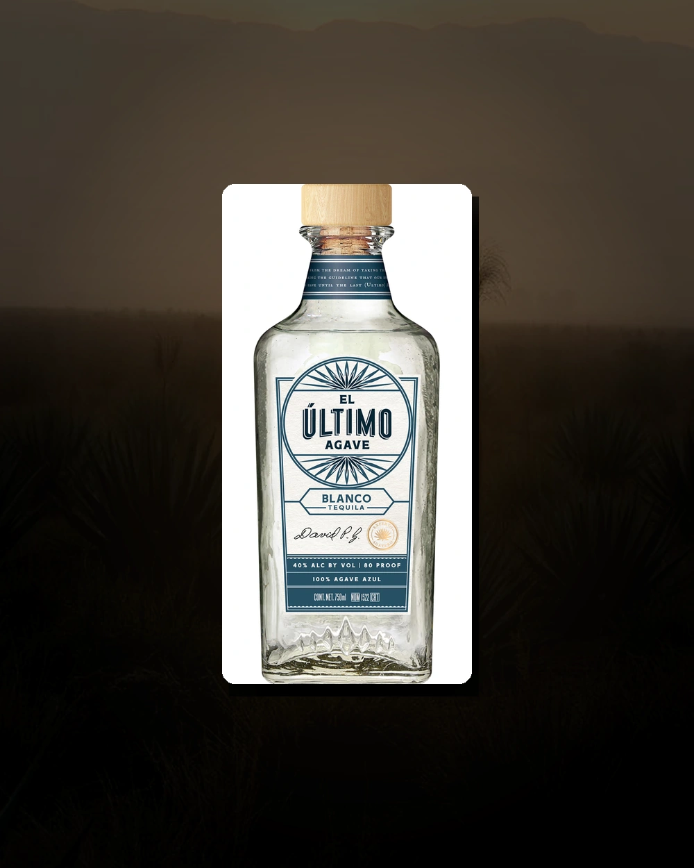 El Ultimo Agave Blanco bottle