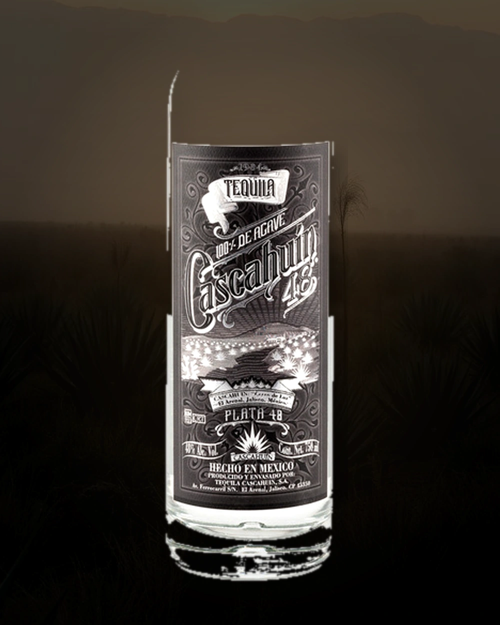 Cascahuín Plata 48% bottle