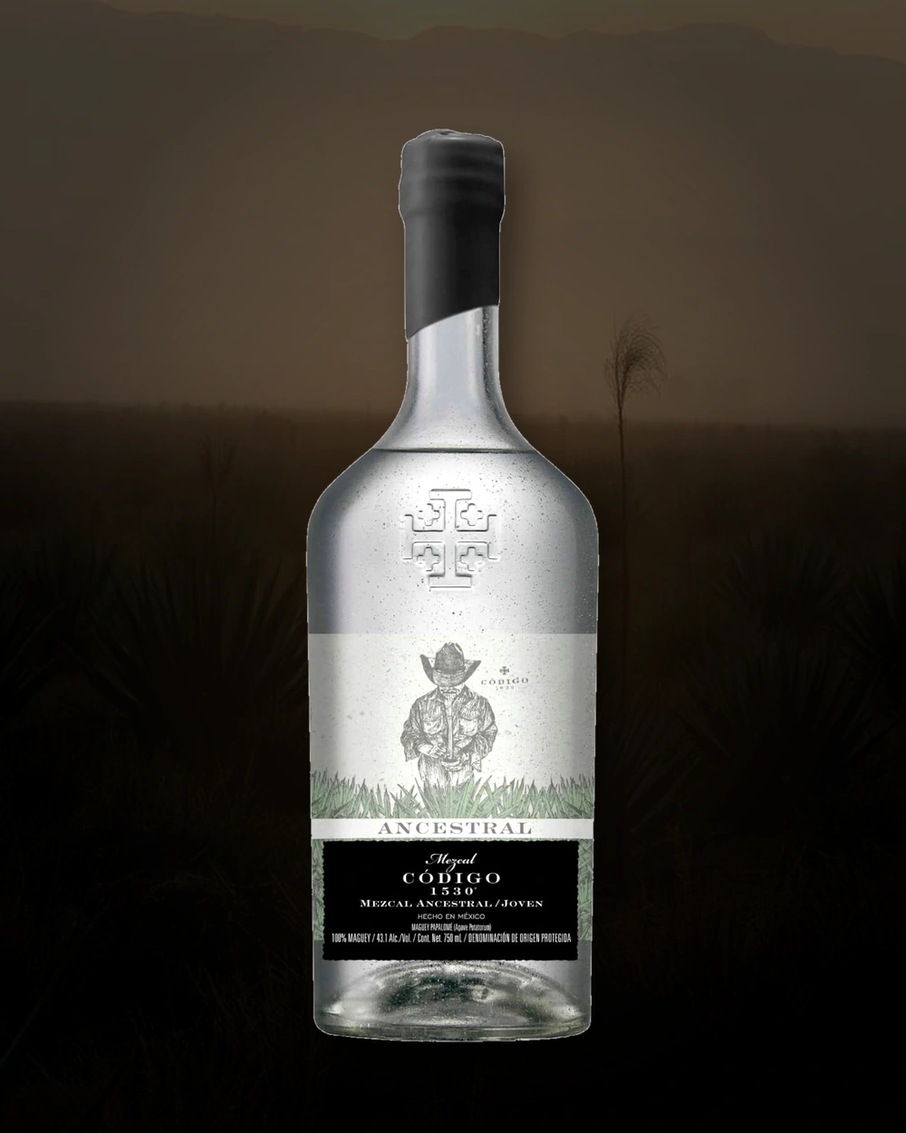 Codigo 1530 Ancestral Papalomé bottle