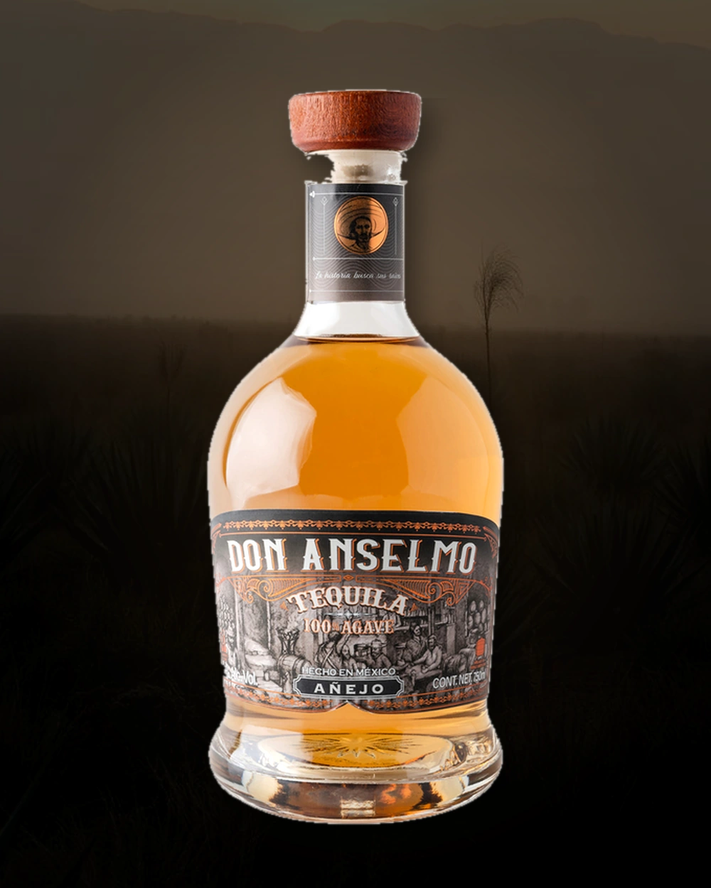 Don Anselmo Tequila Añejo bottle