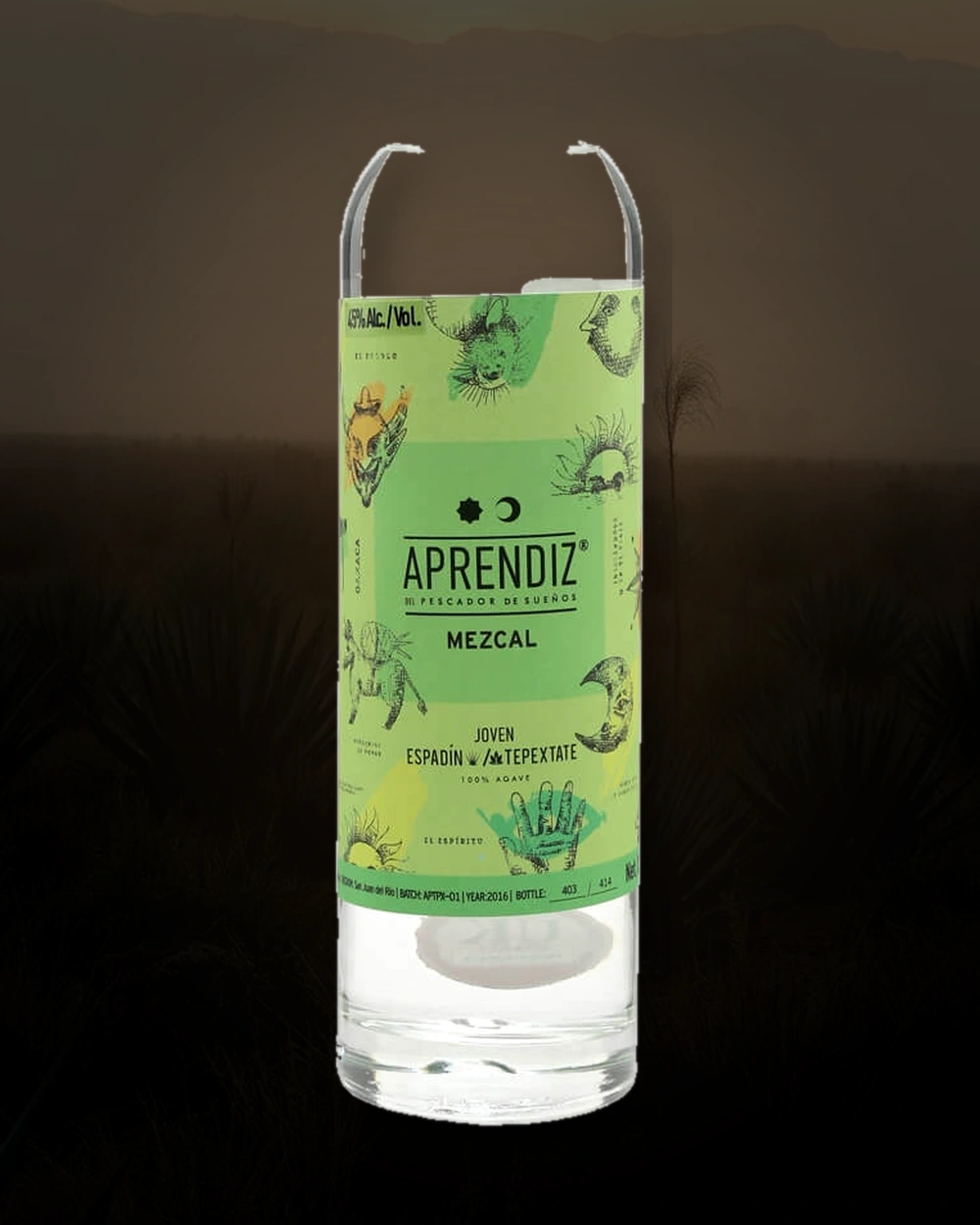 Aprendiz Espadin-Tepextate Ensamble bottle