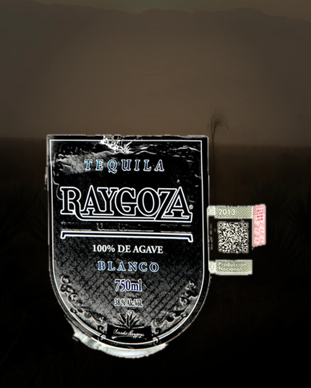 Tequila Raygoza Blanco bottle