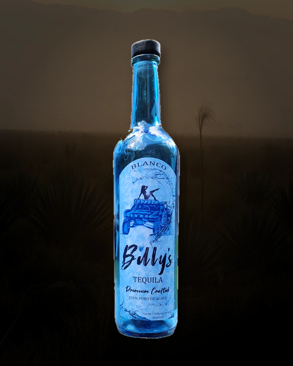 Baja Billy Tequila Blanco bottle