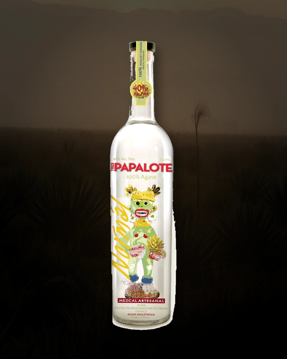 Tres Papalote Espadin bottle