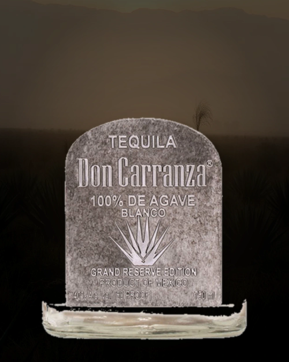 Don Carranza Tequila Blanco bottle