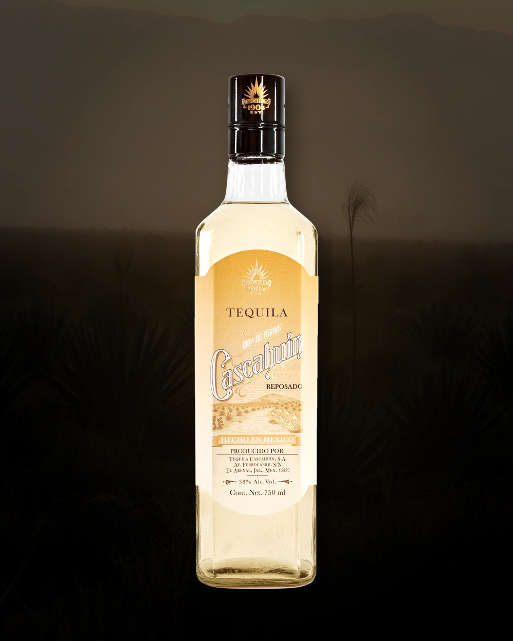 Cascahuín Reposado bottle