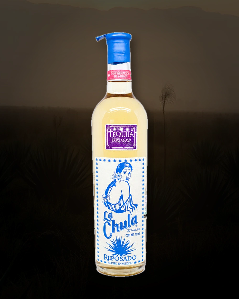 La Chula Reposado bottle