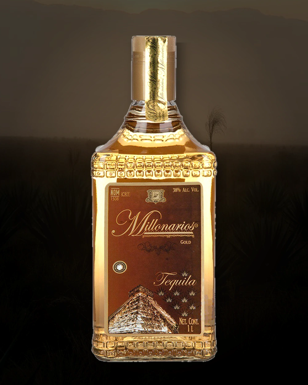 Tequila Millonarios Gold bottle