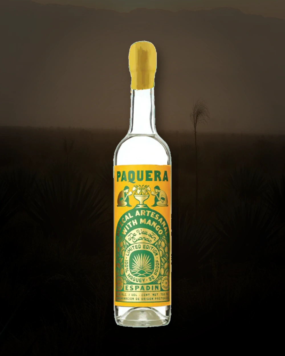 Paquera Espadin with Mango bottle