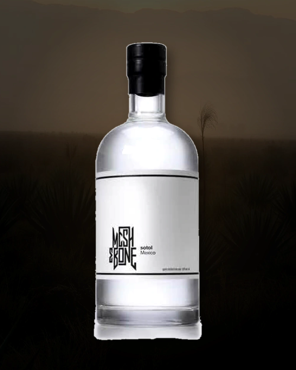Mesh & Bone Sotol bottle