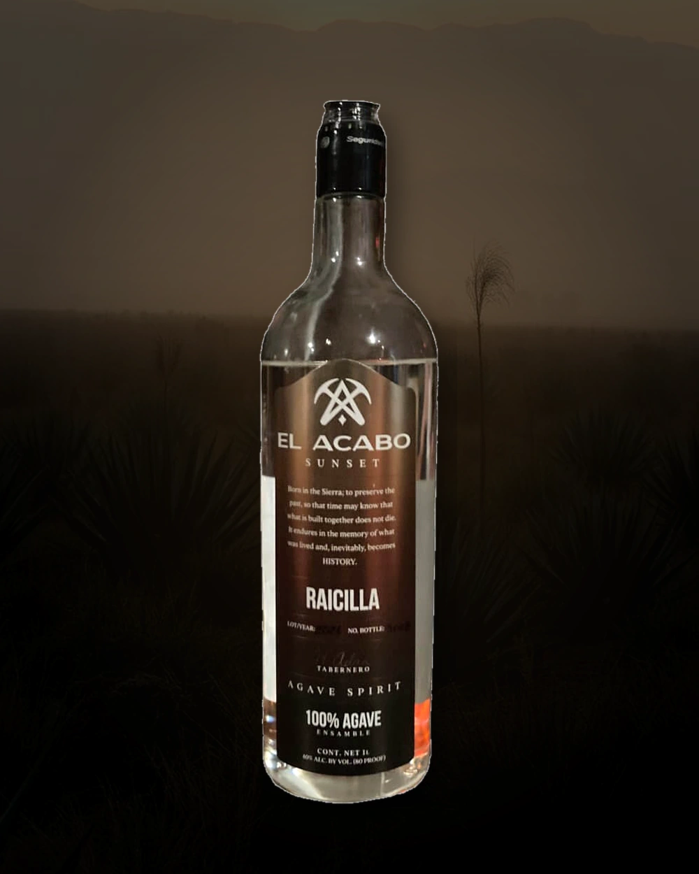 El Acabo Raicilla Ensamble bottle