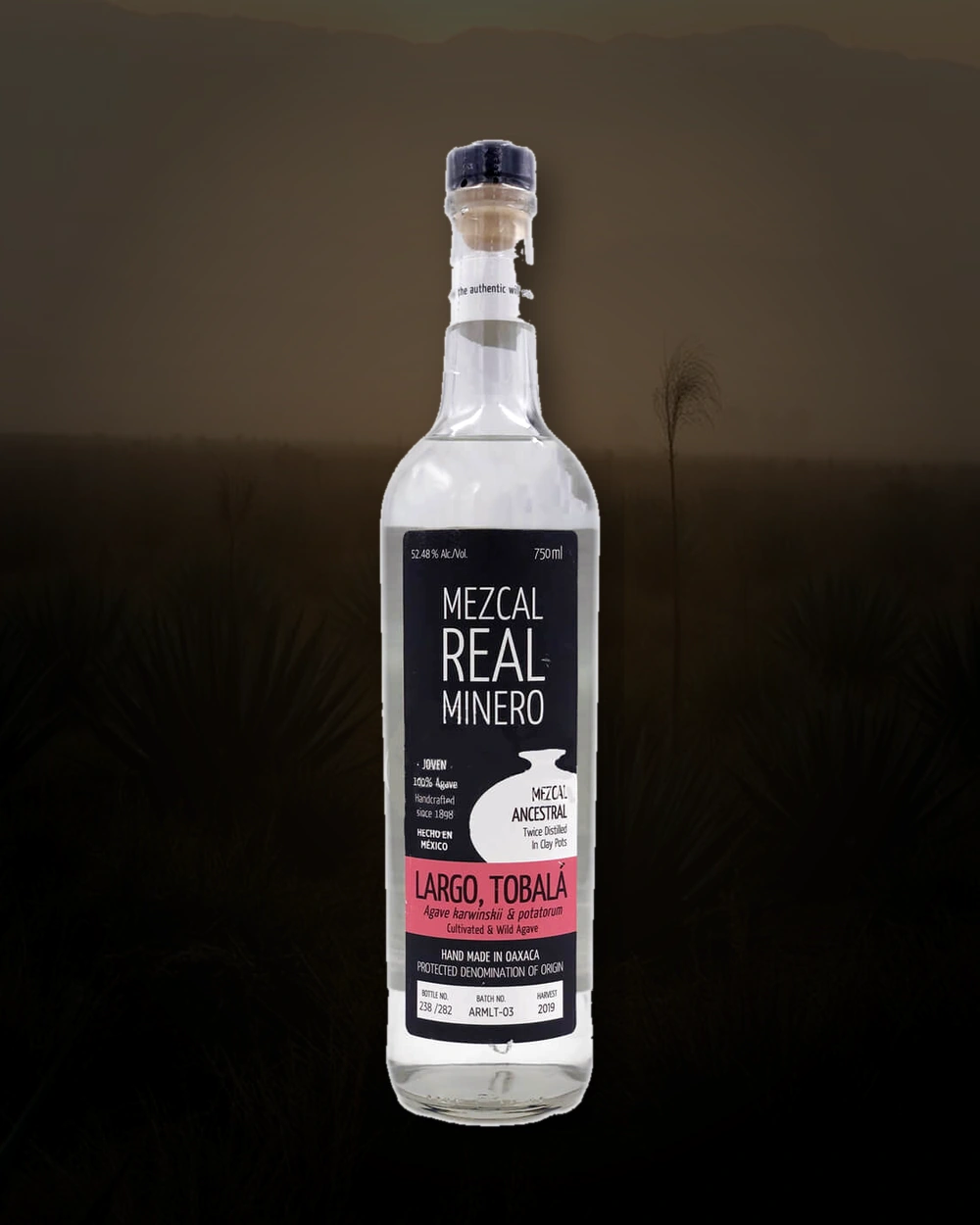 Real Minero Largo, Tobala bottle