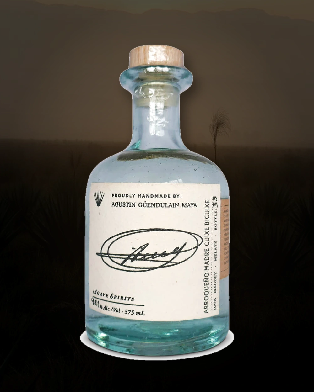 Maguey Melate Arroqueño / Madre Cuixe / Bicuixe bottle