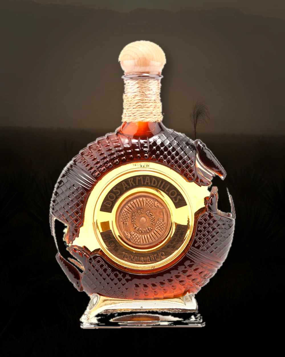 Dos Armadillos Añejo bottle