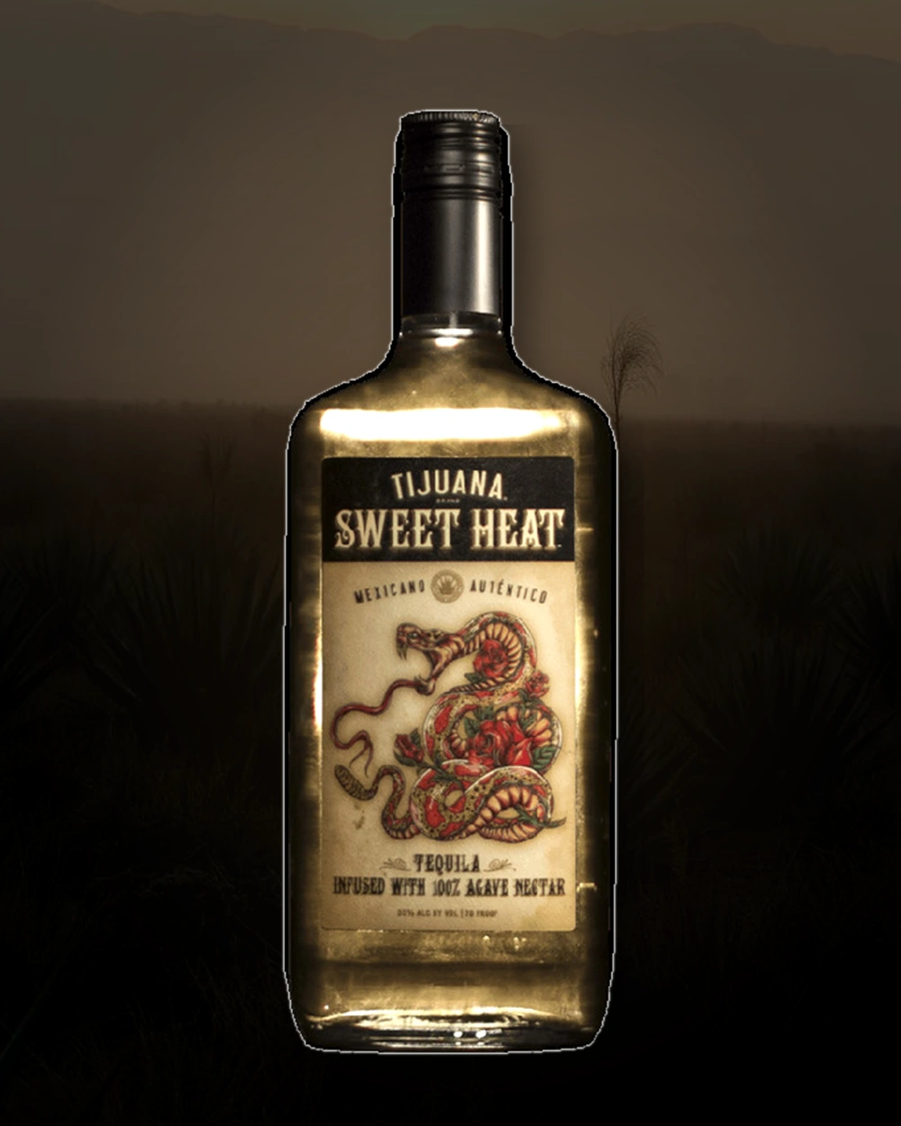 Tijuana Sweet Heat Tequila bottle