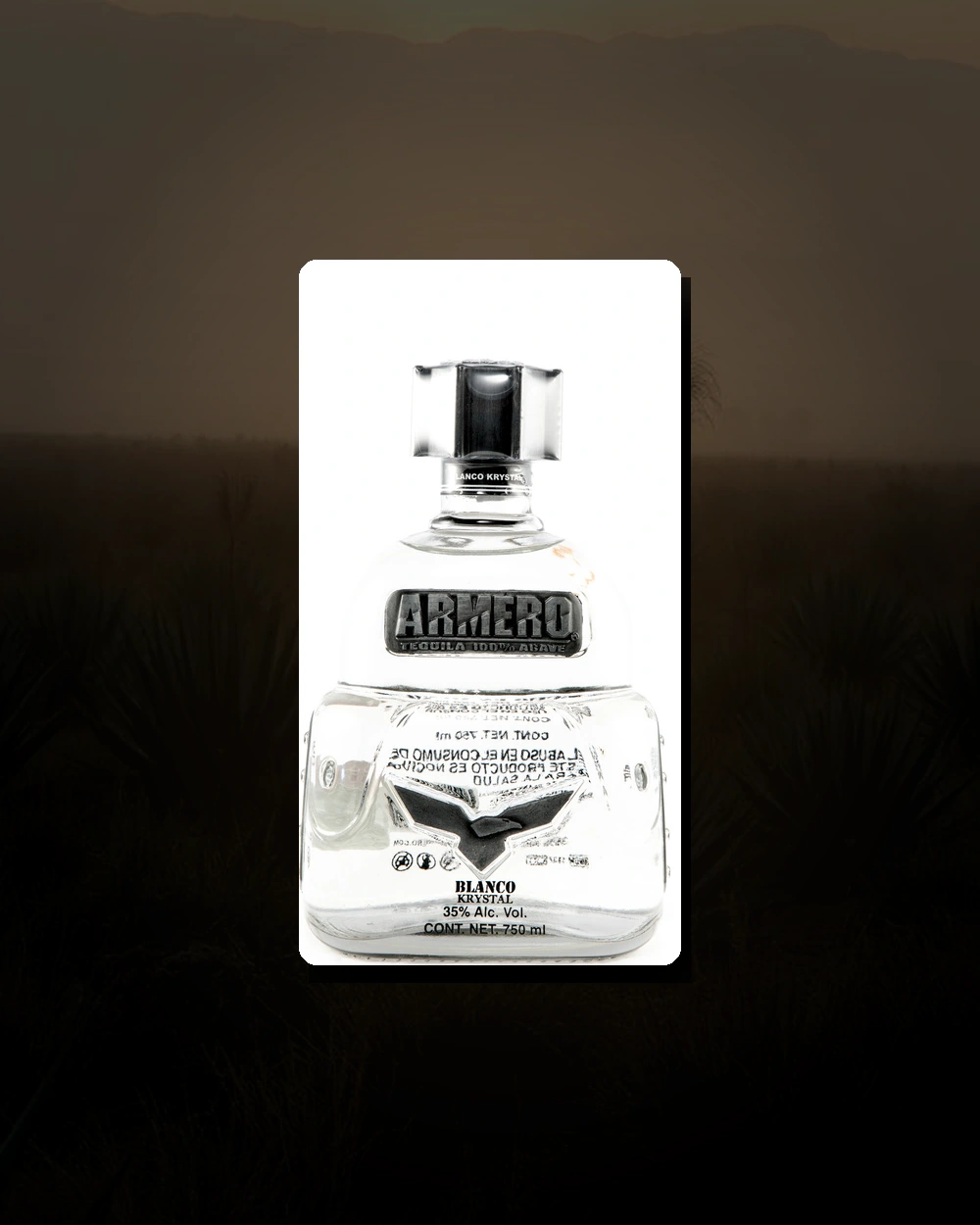 Amero Blanco Krystal bottle