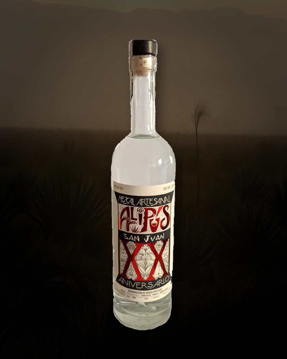 Alipus San Juan XX Aniversario Tepeztate, Tobala, Sierra Negra – Joel Antonio Cruz bottle