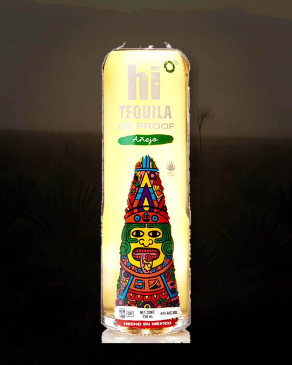 Hi° Tequila Añejo bottle
