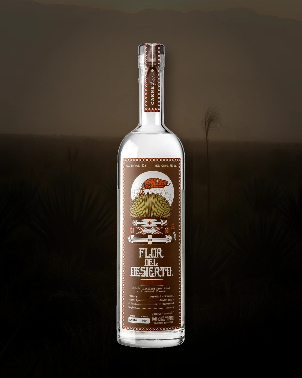 Flor del Desierto Carnei bottle