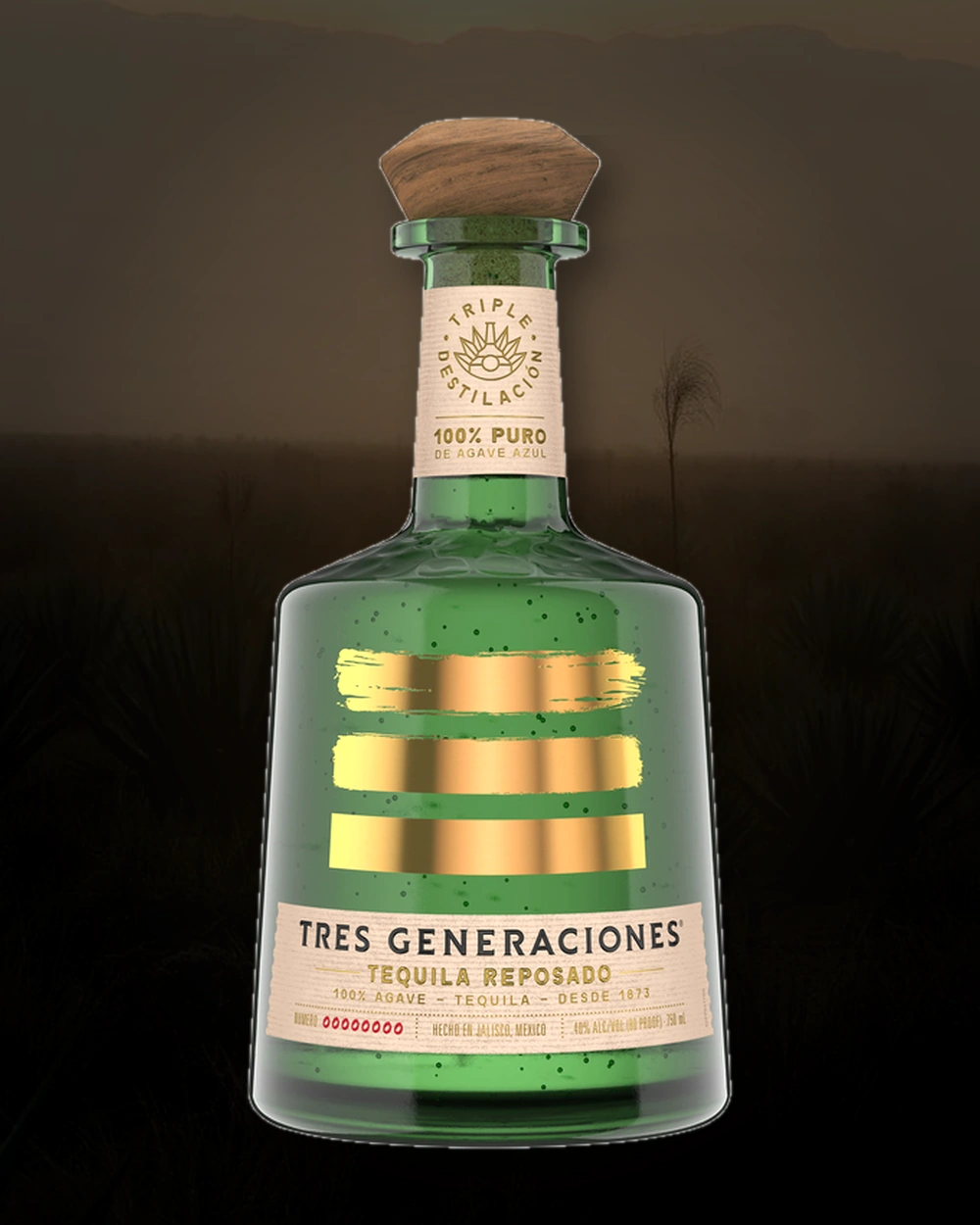 Tres Generaciones Reposado bottle