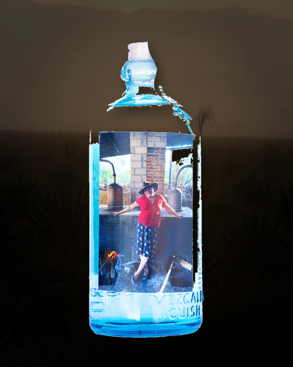 Cuish Tepeztate – Paula Aquino Sánchez bottle