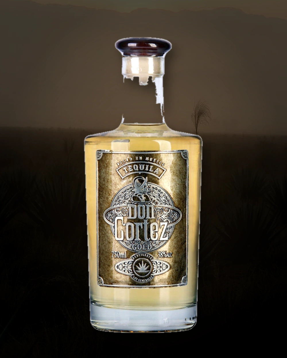 Don Cortez Tequila Gold bottle