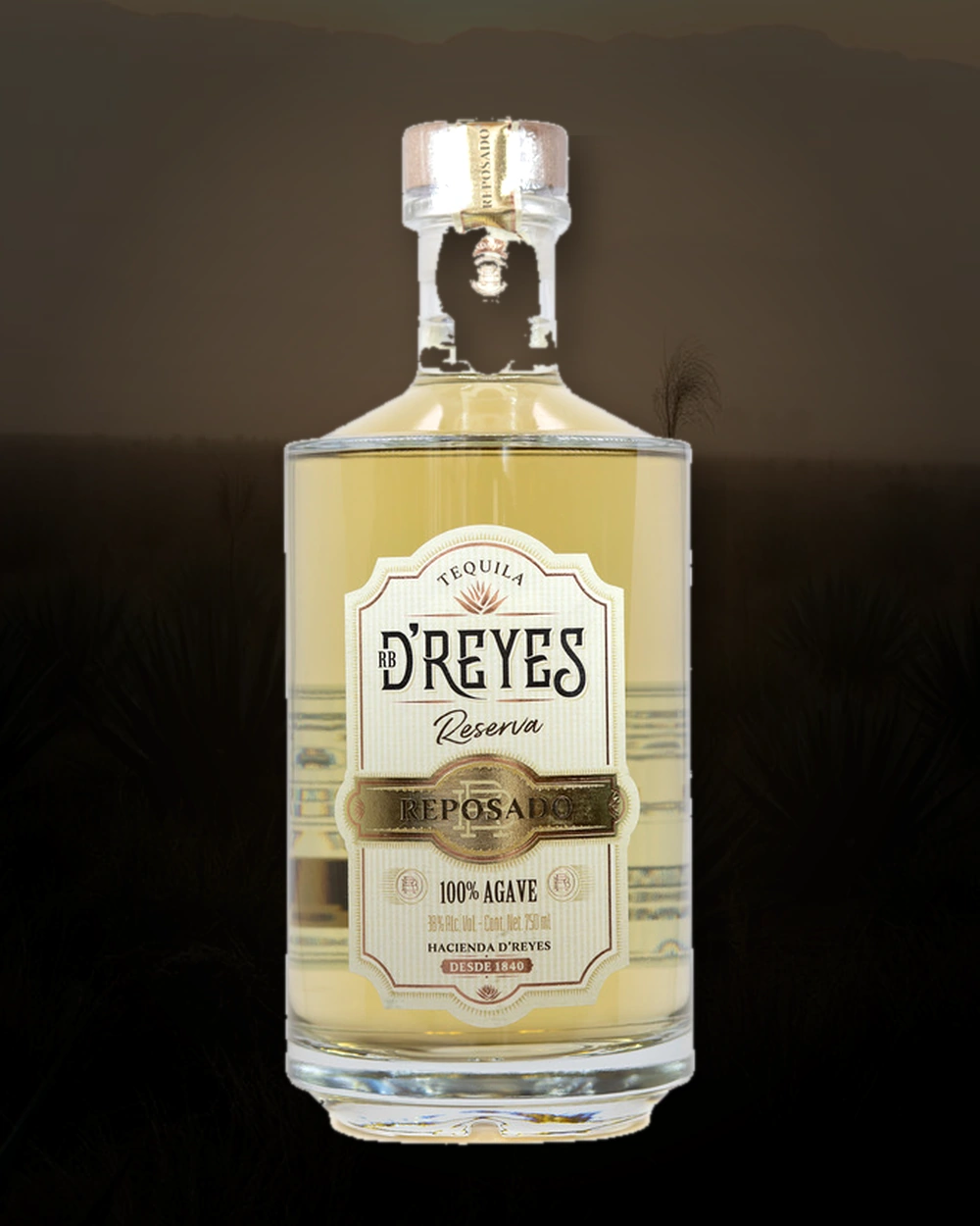 RB D'Reyes Reserva Reposado bottle
