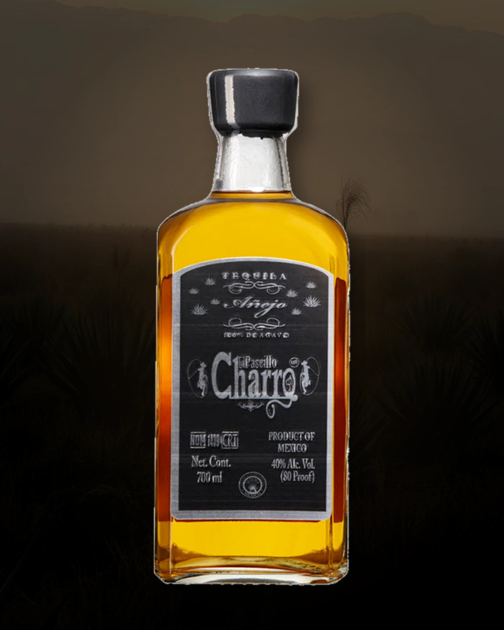 El Paseillo Charro Tequila Añejo bottle