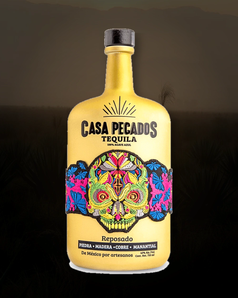 Casa Pecados Tequila Reposado bottle