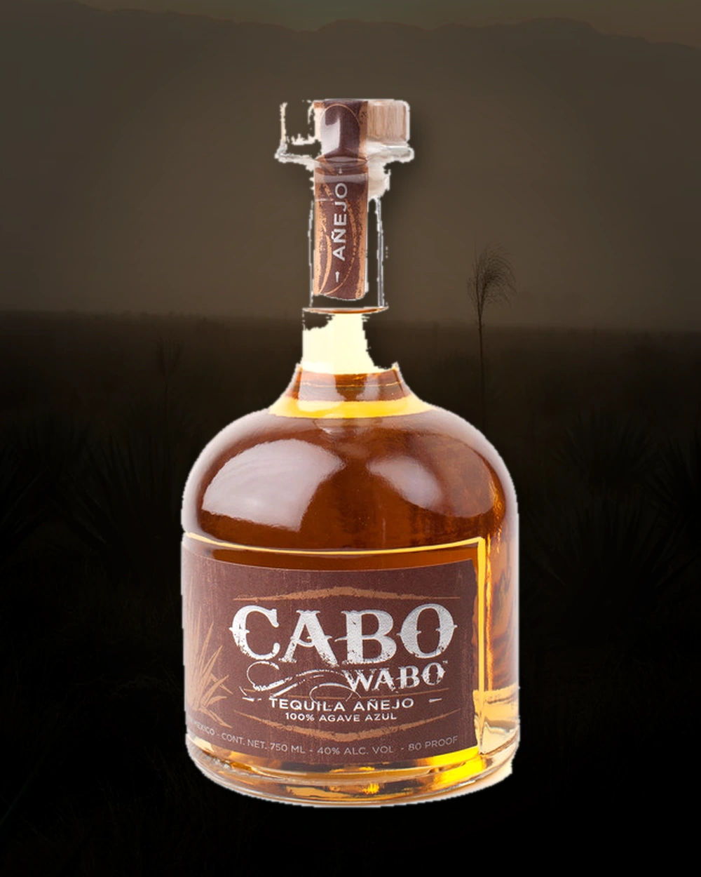Cabo Wabo Añejo bottle