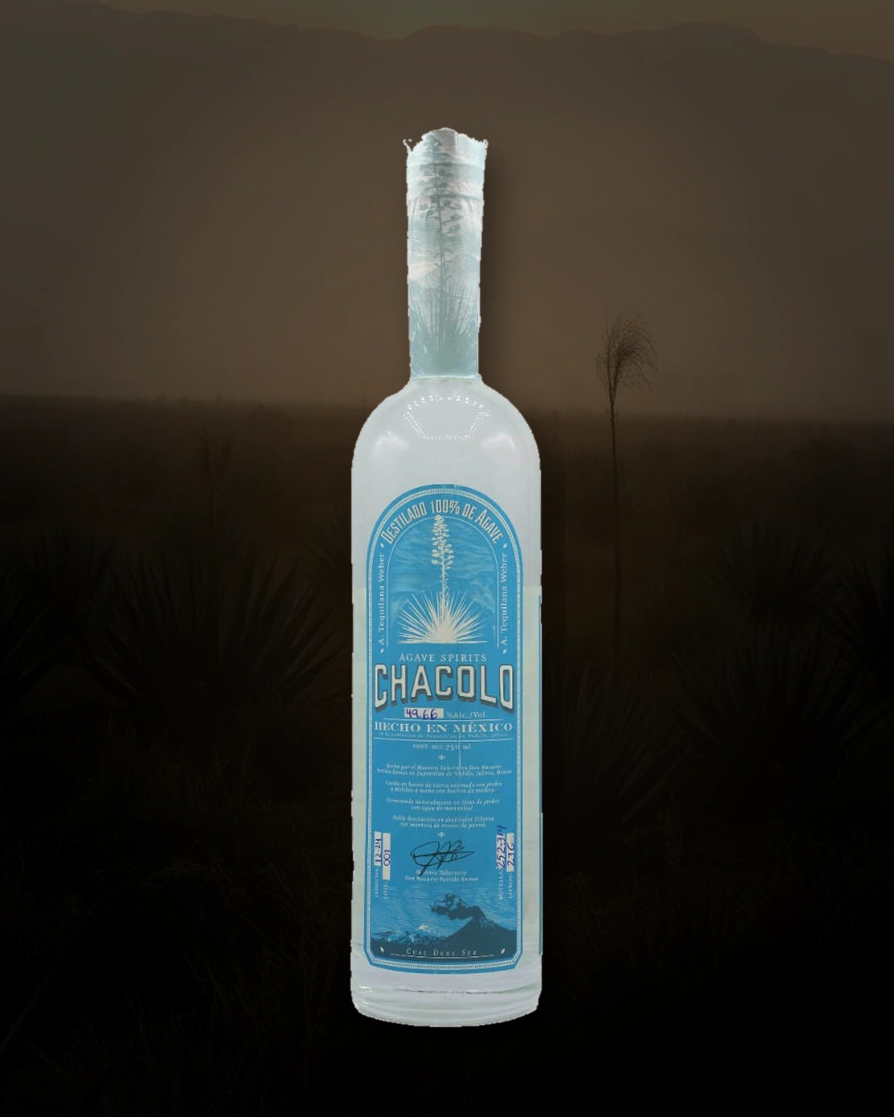 Chacolo Azul bottle