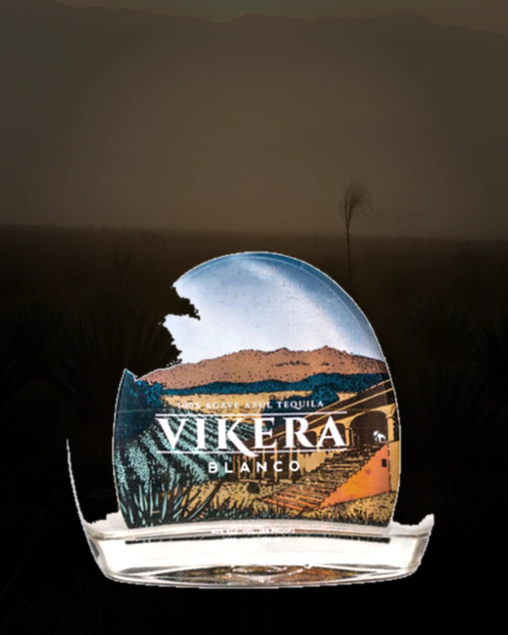 Vikera Tequila Blanco bottle