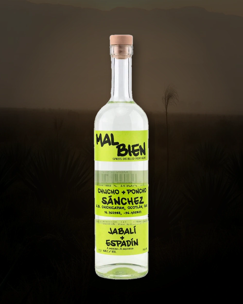 Mal Bien Espadín / Jabalí – Chucho + Poncho Sánchez bottle