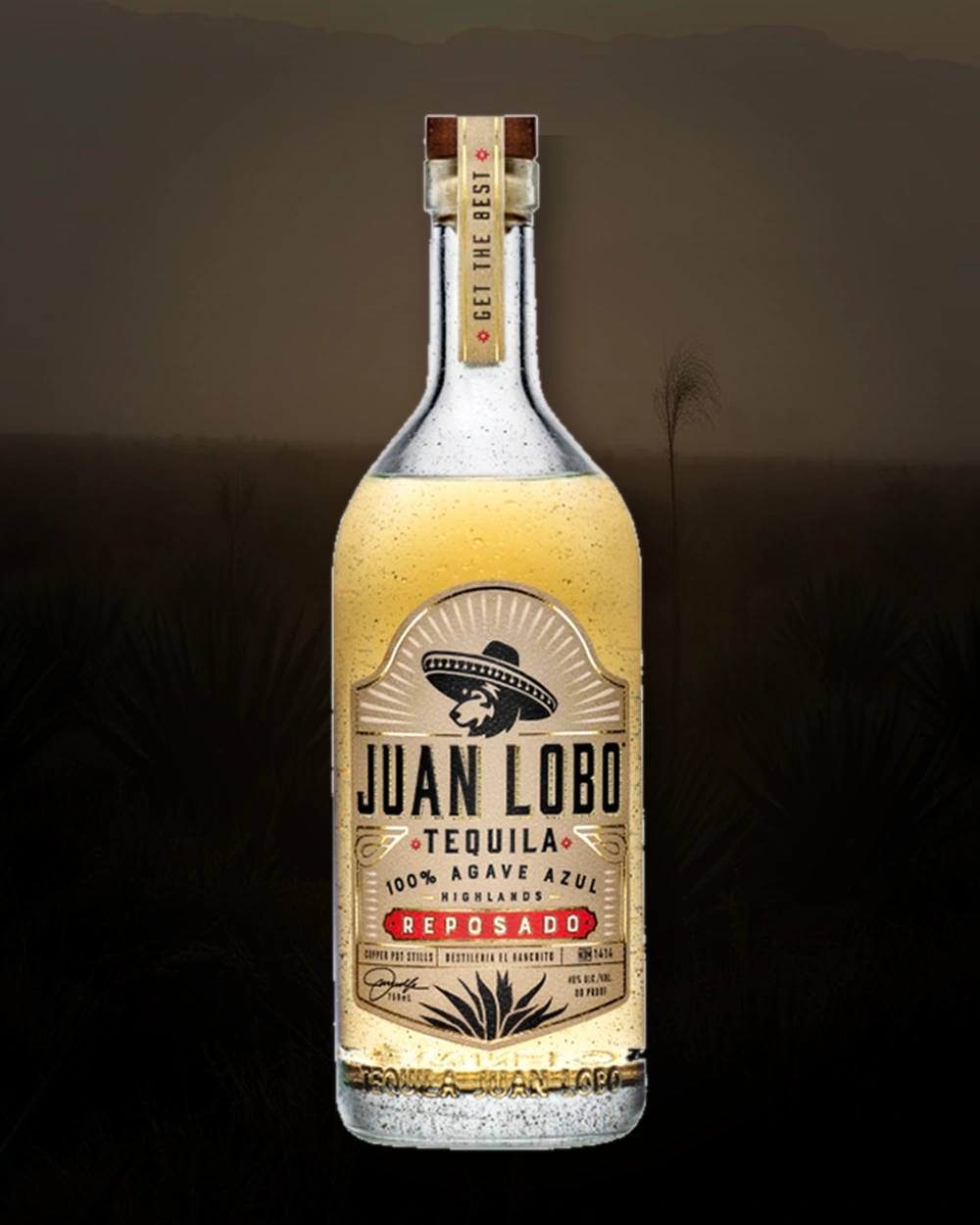 Juan Lobo Reposado Tequila bottle