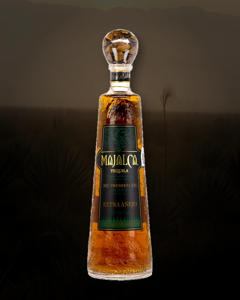 Majalca Tequila Extra Añejo bottle
