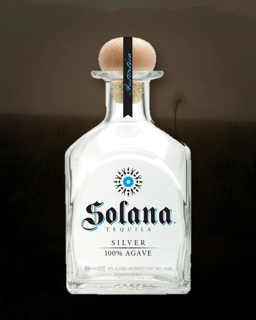 Solana Tequila Silver bottle
