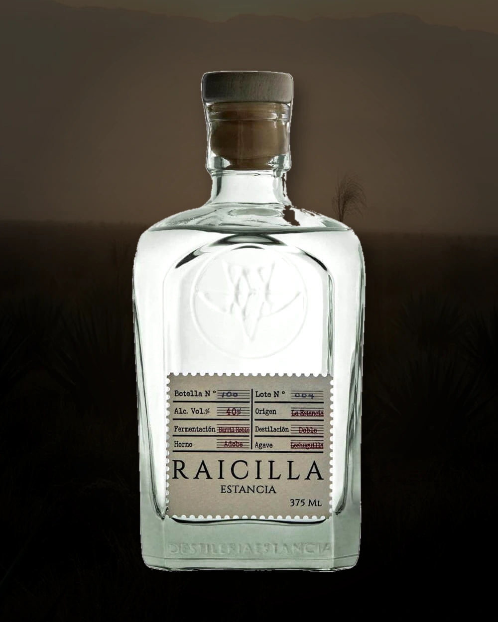 Estancia Raicilla Lechuguilla bottle