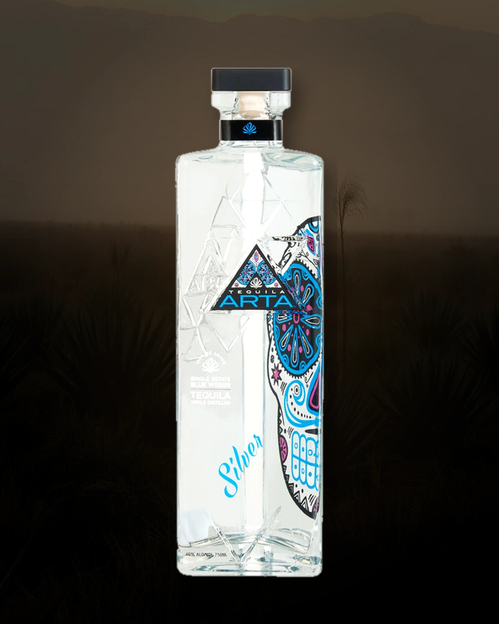 Artá Tequila Silver bottle