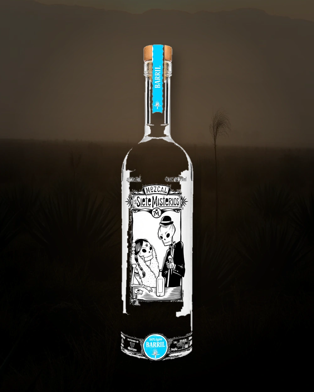 Siete Misterios Barril bottle