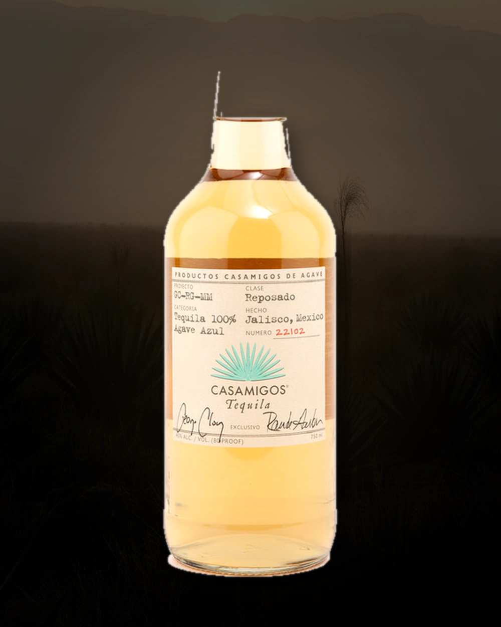 Casamigos Tequila Reposado bottle