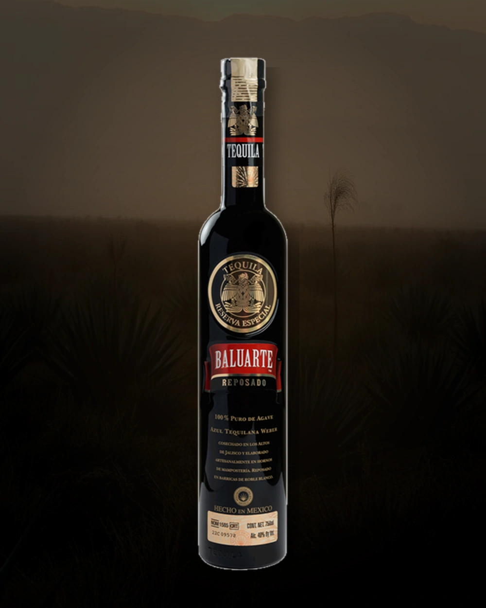 Baluarte Reposado bottle