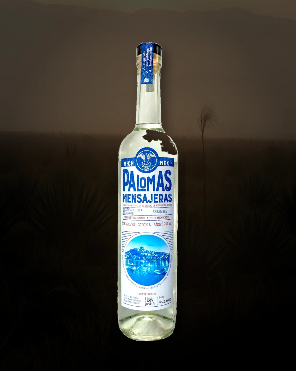 Palomas Mensajeras Chino, Alto, Mexicano bottle
