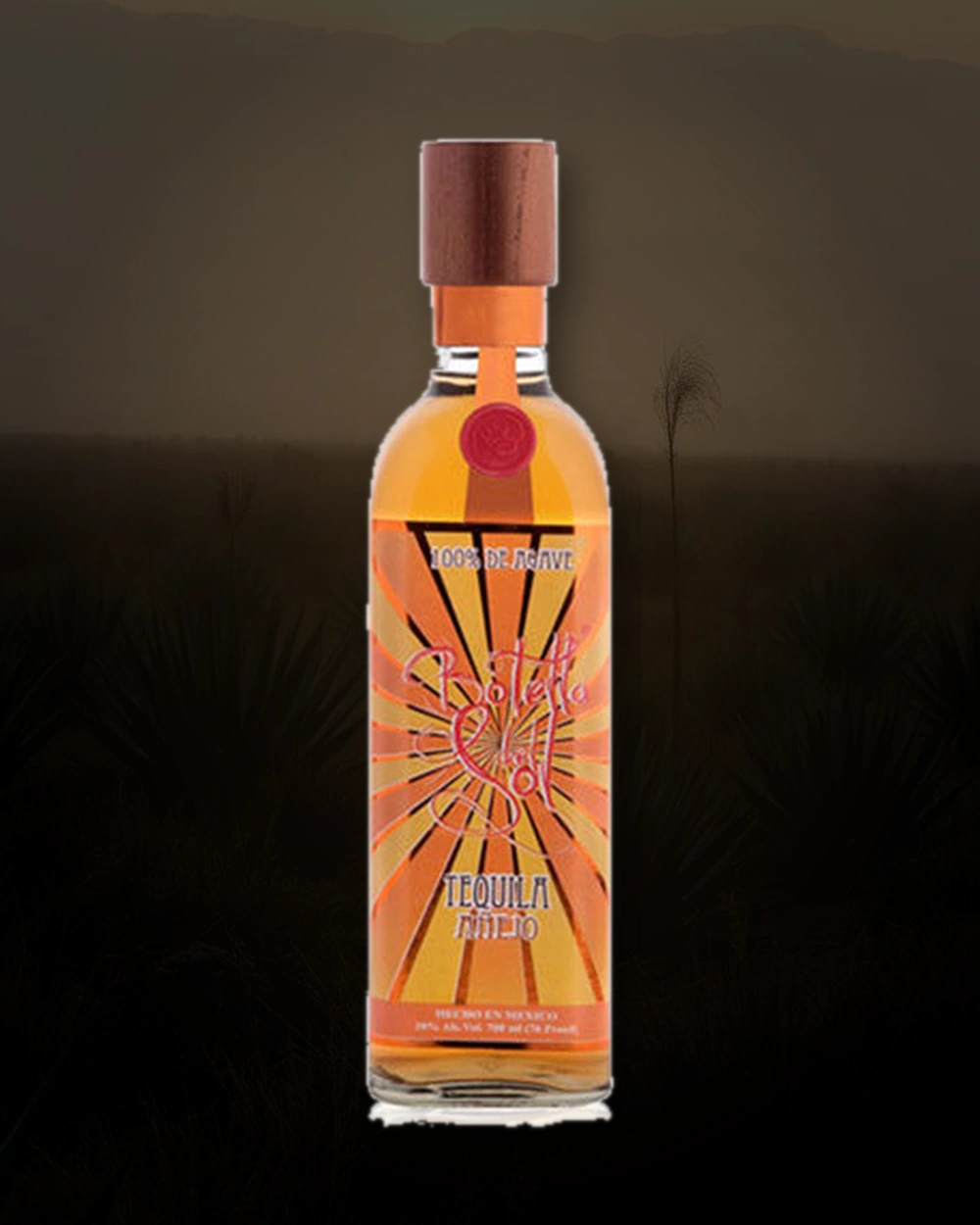 Botella Del Sol Tequila Anejo bottle